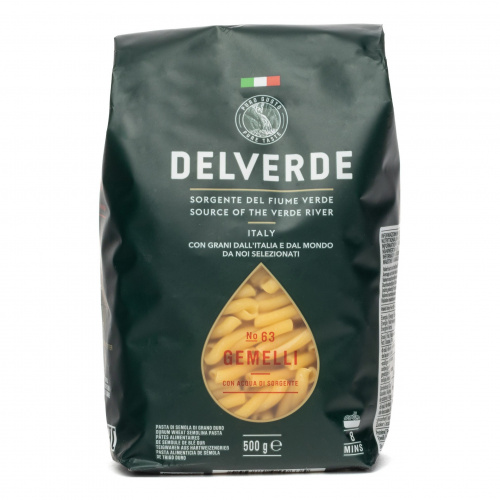 Паста № 063 Джемелли, Delverde (0,500кг)