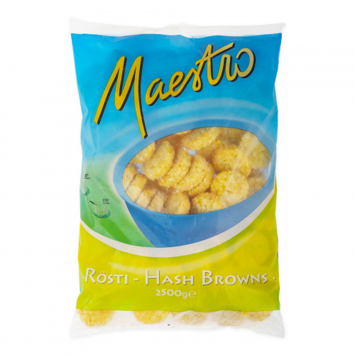 Картофельные котлетки круглые (Хэшбрауны) MAESTRO "Agristo" (2,5кг)