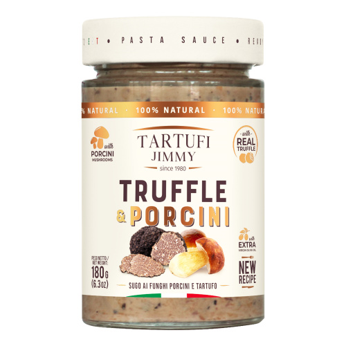Соус грибной трюфельный 3% с белыми грибами, Tartufi Jimmy (0,180кг)