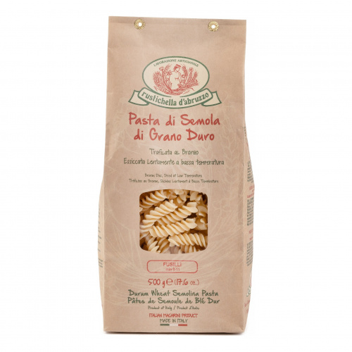 Паста без яиц Фузилли, Rustichella d'Abruzzo (0,500кг)