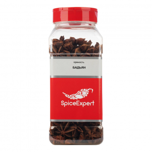 Бадьян (анис звездчатый)  целый SpicExpert банка (0,200 кг/0,262 кг)