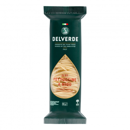 Паста № 081 Феттуччине, Delverde (0,250кг)