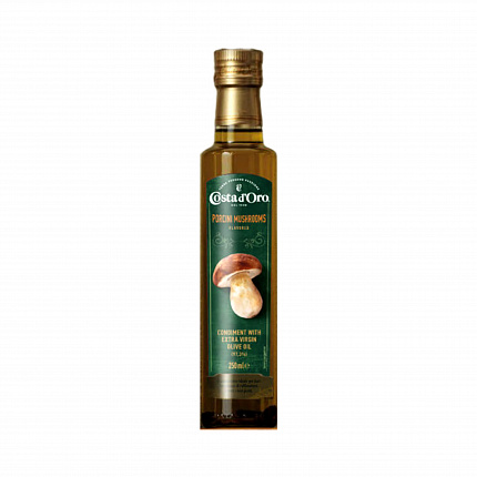 Масло оливковое Extra Virgin со вкусом и ароматом белых грибов, Costa d’Oro (0,250л)